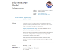 Tablet Screenshot of luciofm.com